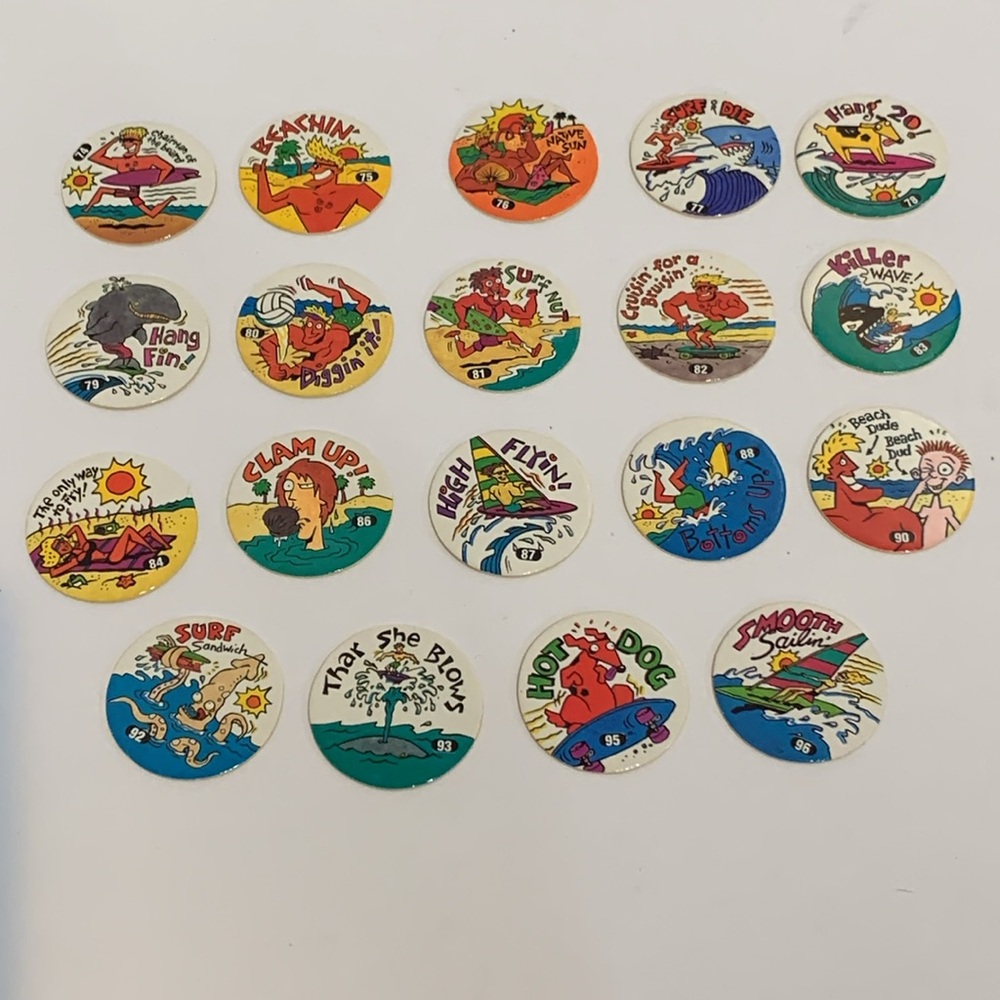 POGS Beach Bum assortment lot